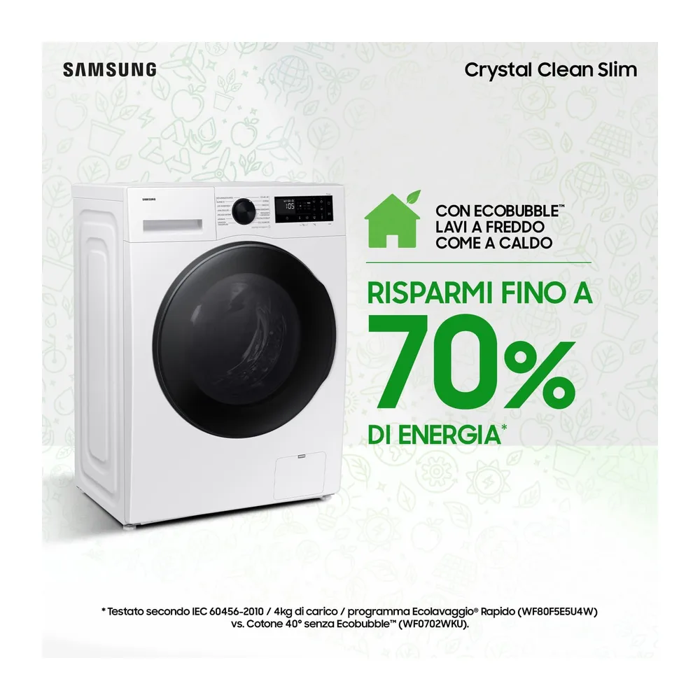 Samsung Lavasciuga Crystal Clean Slim WD90DG5G34BE — 4