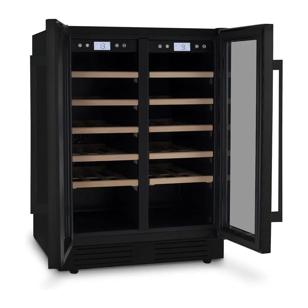 LES PETITS CHAMPS Cantinetta per vino CAVCEDB42 da incasso dual zone — 3