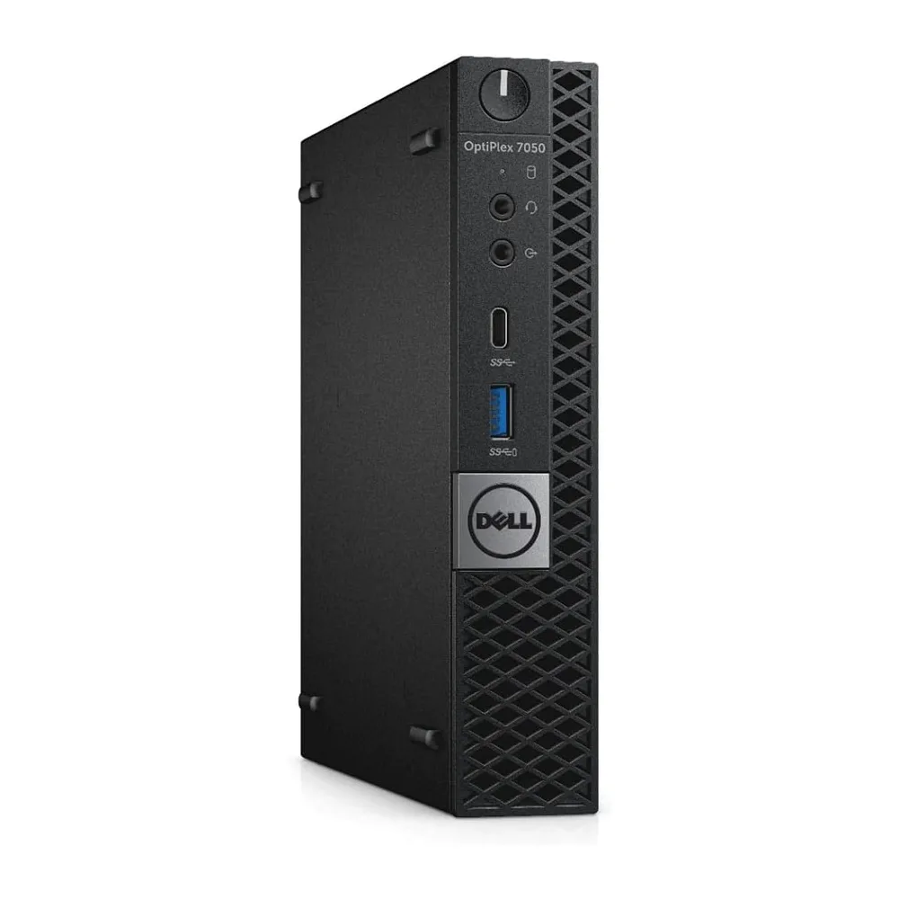 Dell Optiplex 7050 Tiny Mini PC i5-6th, RAM 16 GB, M.2 SSD 128 GB, Display Port, HDMI, Wi-Fi USB + Windows 11