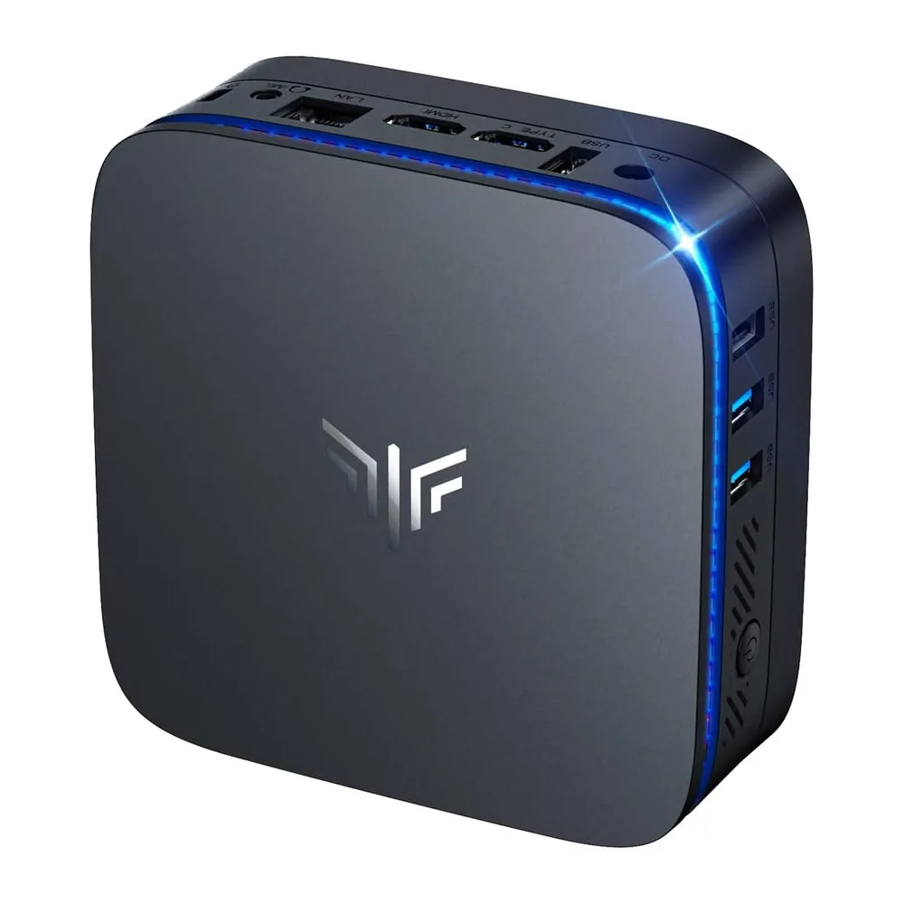 NiPoGi Mini PC, Ιntel Alder Lake-Ν95 (Βeat N5095, fino a 3.4GHz),8GB RAM+256GB M.2 Mini Computer, supporto