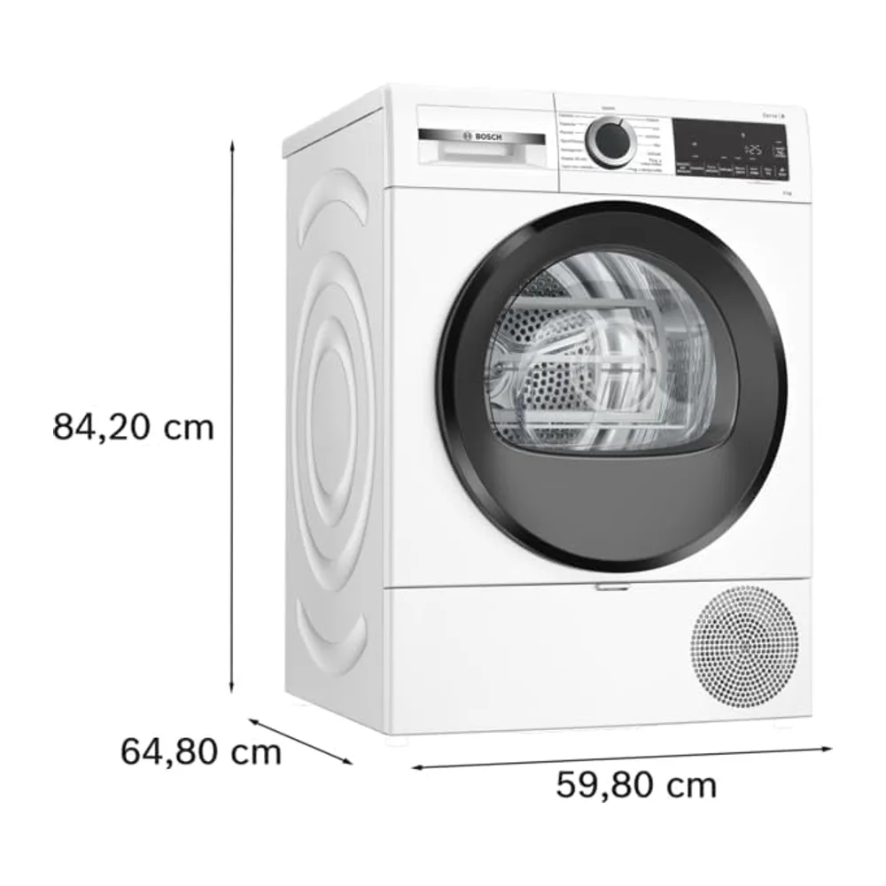 Bosch WQG24200IT Serie 6 Asciugatrice a pompa di calore 9kg Bianco [Classe di efficienza energetica D] — 2