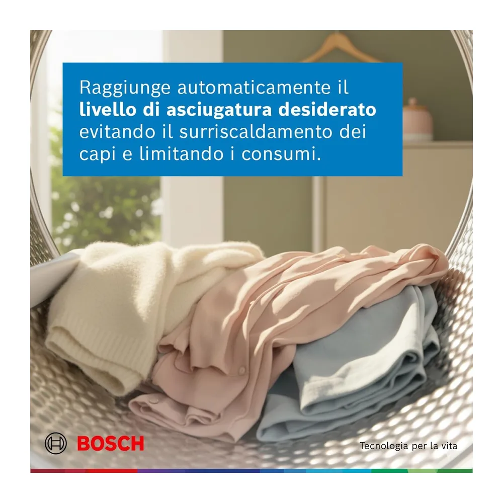 Bosch WQG24200IT Serie 6 Asciugatrice a pompa di calore 9kg Bianco [Classe di efficienza energetica D] — 5