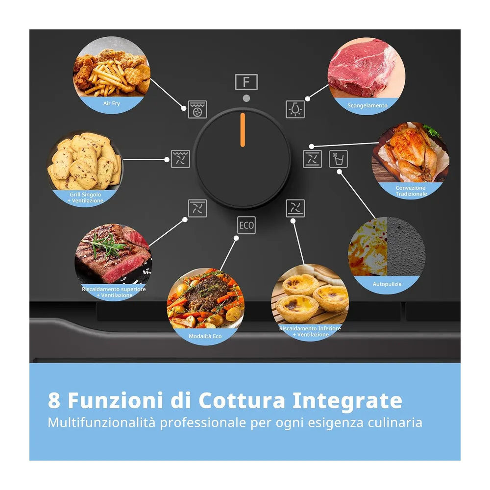 COMFEE' Forno Elettrico da Incasso Ventilato — 4