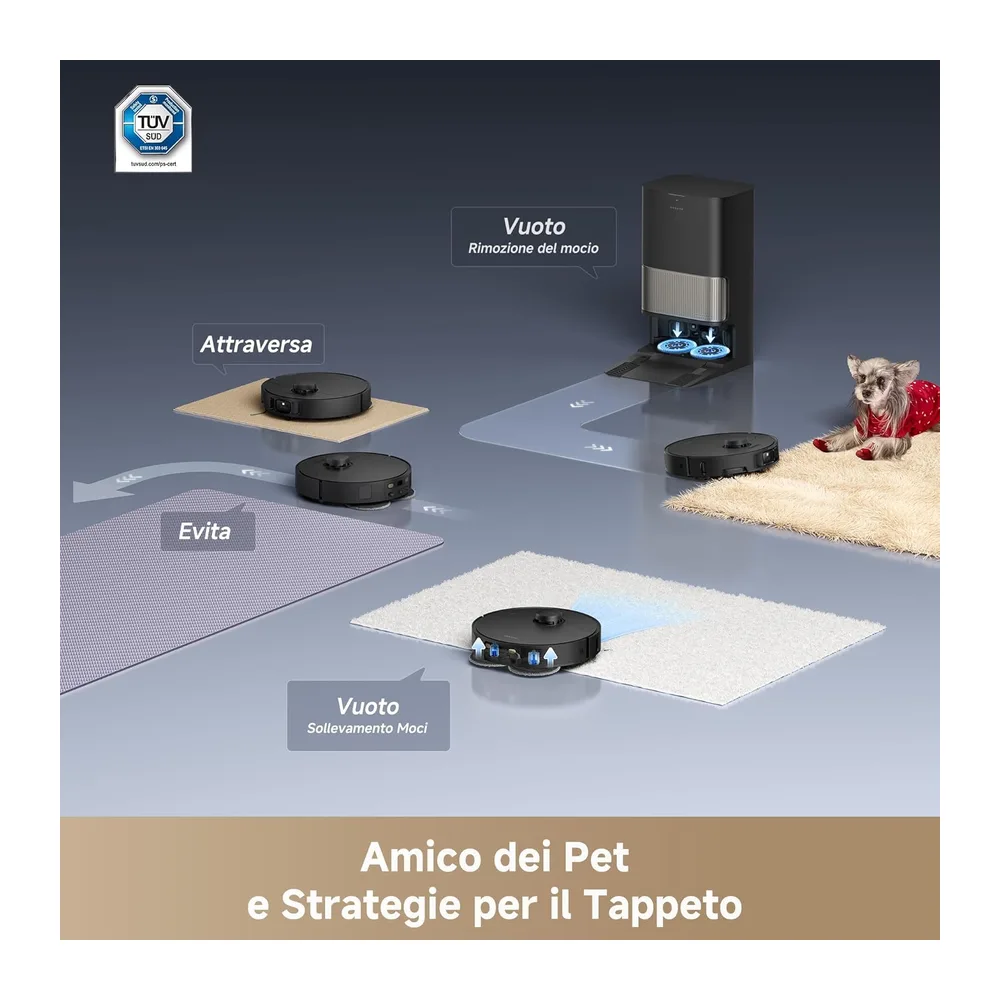dreame L40s Pro Ultra Robot Aspirapolvere Lavapavimenti — 5