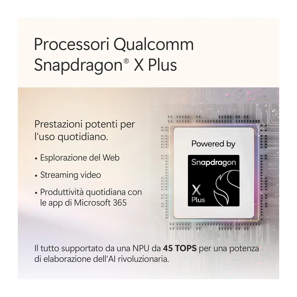 Microsoft Surface Pro | Copilot+ PC | LCD Touchscreen 12” | Snapdragon® X Plus | 16GB di RAM | 512GB di — 2