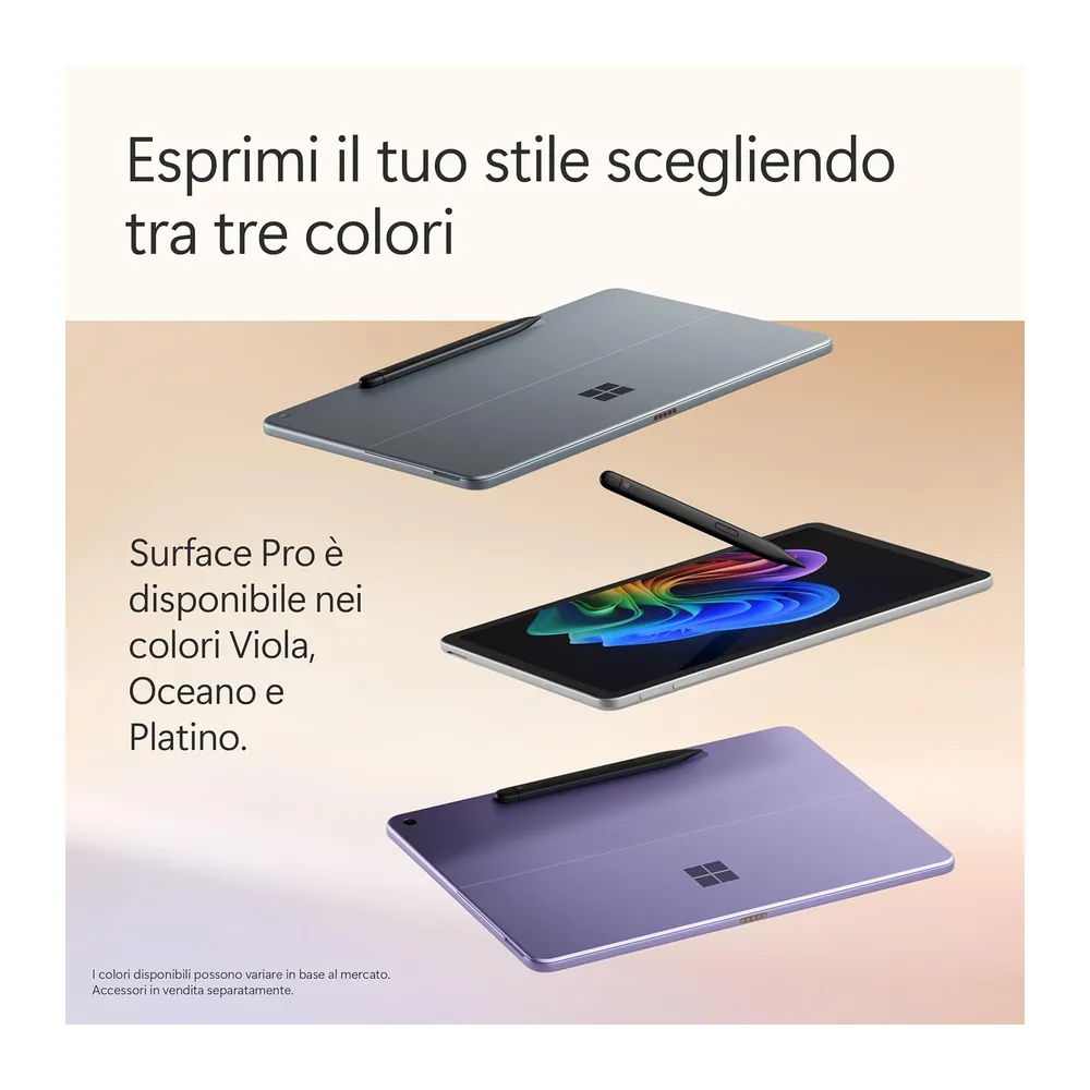 Microsoft Surface Pro | Copilot+ PC | LCD Touchscreen 12” | Snapdragon® X Plus | 16GB di RAM | 512GB di — 5