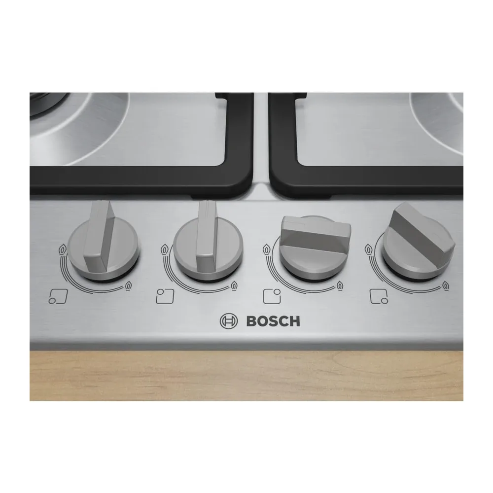 Bosch PGH6B5K90 Serie 4 Piano cottura a gas 60 cm 4 bruciatori Acciaio inox — 3