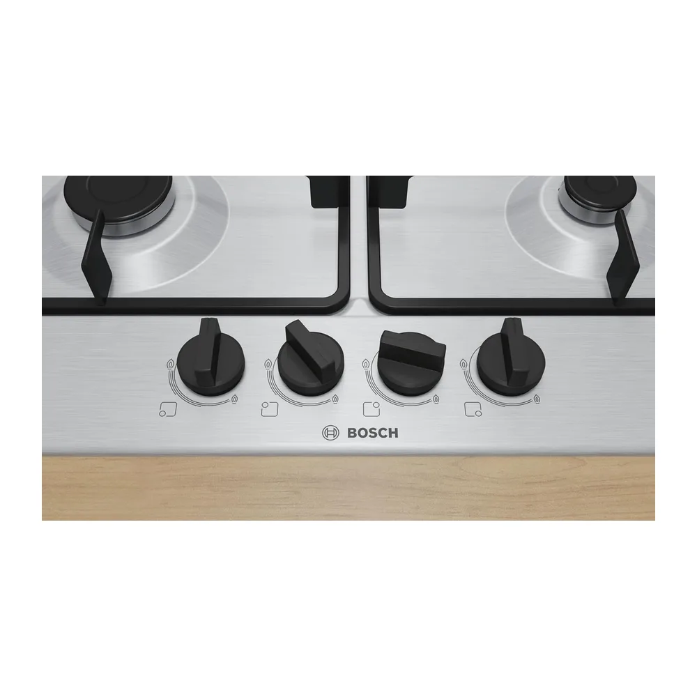 Bosch PGP6B5K60 Serie 4 Piano cottura a gas 60 cm 4 bruciatori Acciaio inox — 4