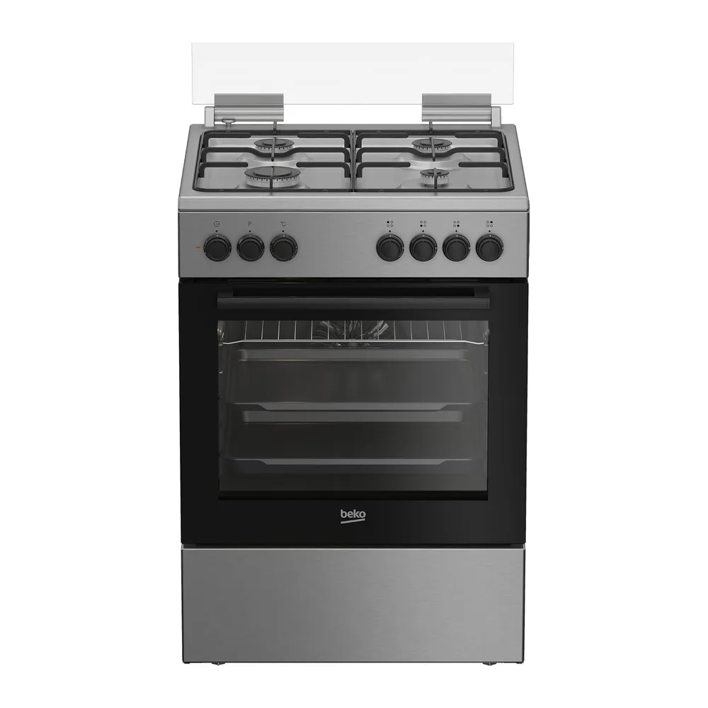 FBE62120XD - Cucina a gas con forno elettrico, n° 4 fuochi, 60x60 cm, Classe energetica A [Classe di