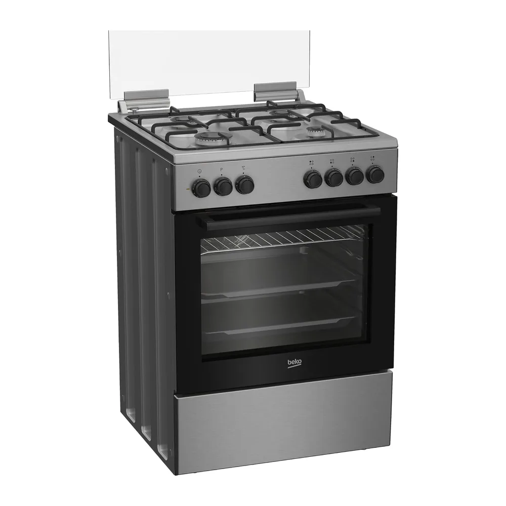 FBE62120XD - Cucina a gas con forno elettrico, n° 4 fuochi, 60x60 cm, Classe energetica A [Classe di — 5