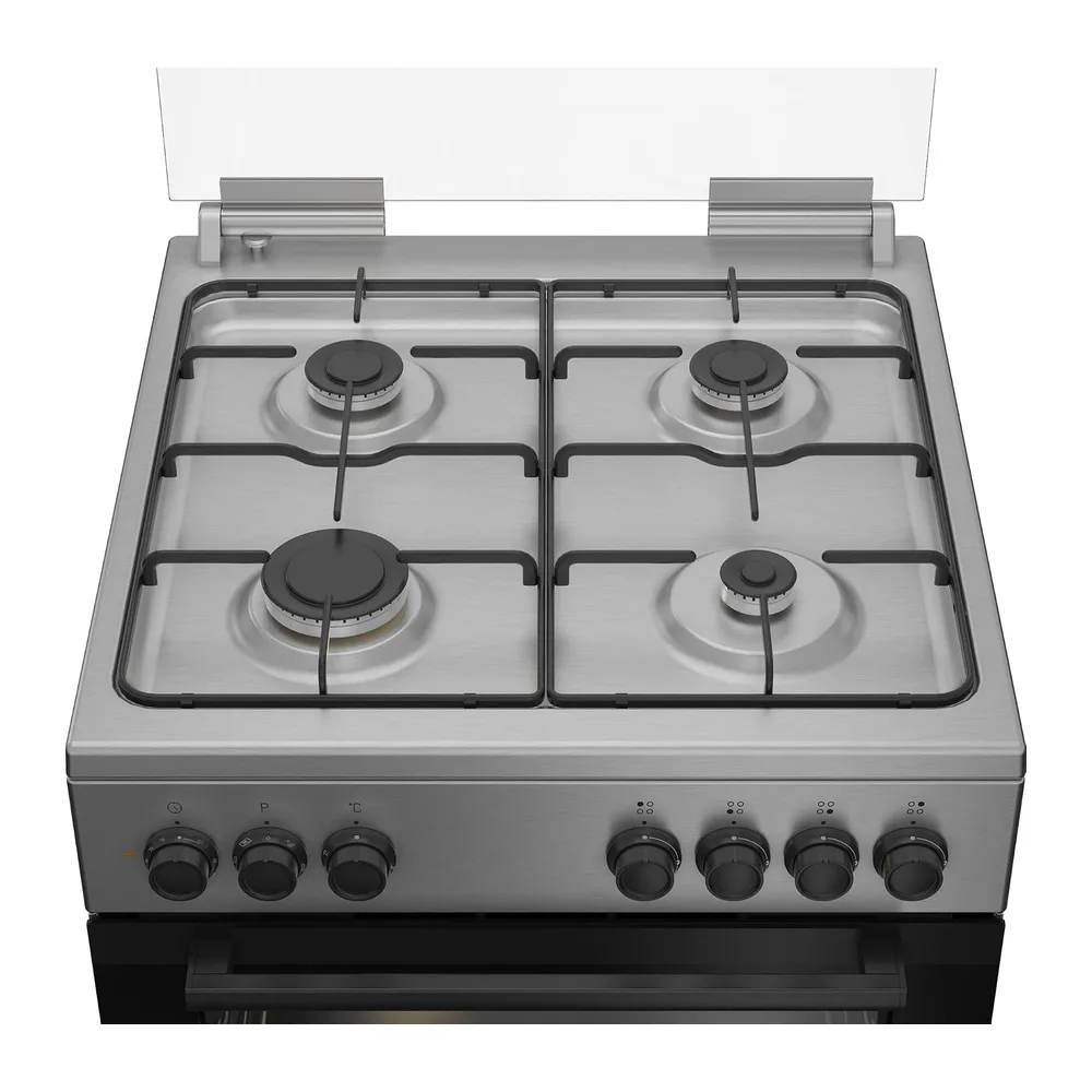 FBE62120XD - Cucina a gas con forno elettrico, n° 4 fuochi, 60x60 cm, Classe energetica A [Classe di — 6