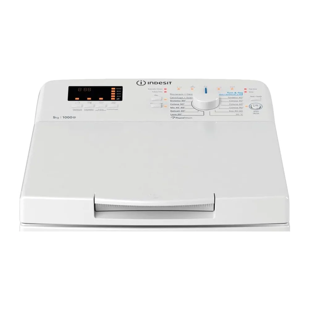 Indesit BTW S50400 IT/N, Lavatrice carica dall’alto 5 kg [Classe di efficienza energetica C] — 2