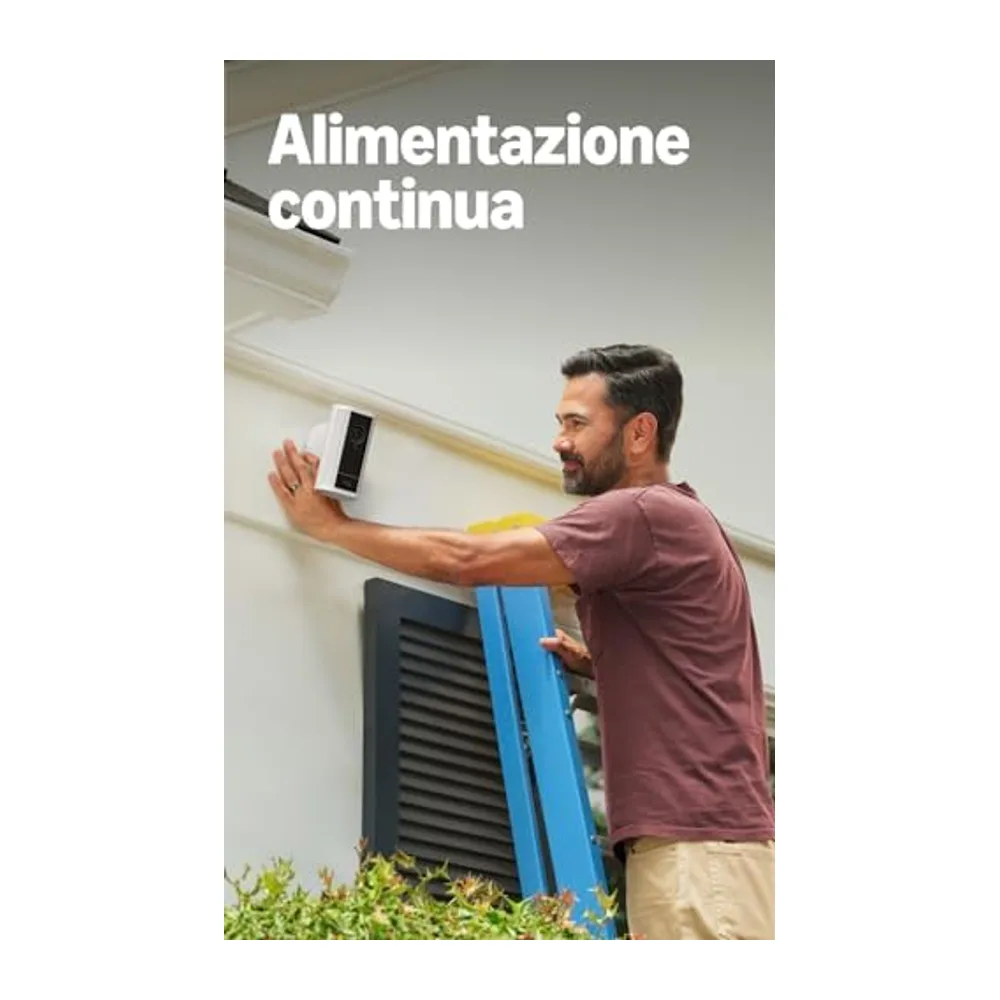 Ring Spotlight Camera 4K Pro, videocamera con faretti (ultimo modello), Power over Ethernet, Videocamera di — 6