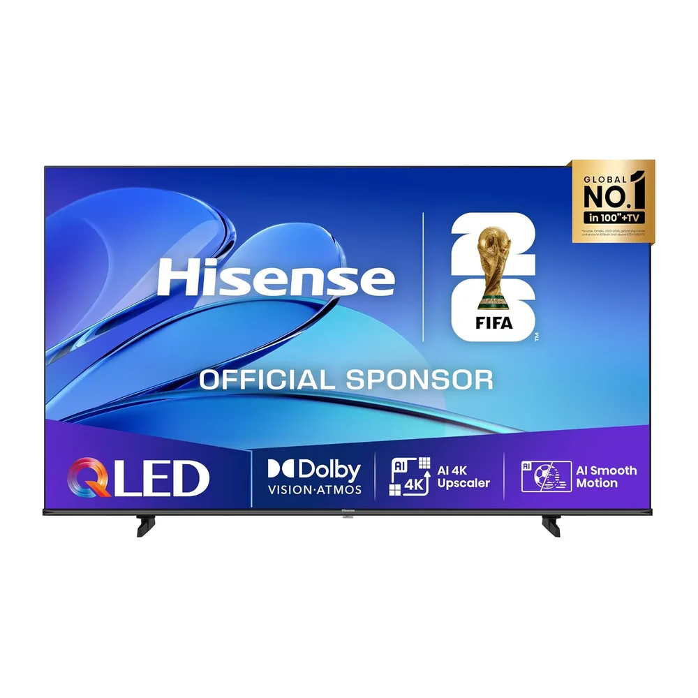 Hisense TV 55" QLED 4K 2025 55E78Q, Smart TV VIDAA U8, Dolby Vision, HDR 10+, Game Mode Plus, Dolby Atmos,