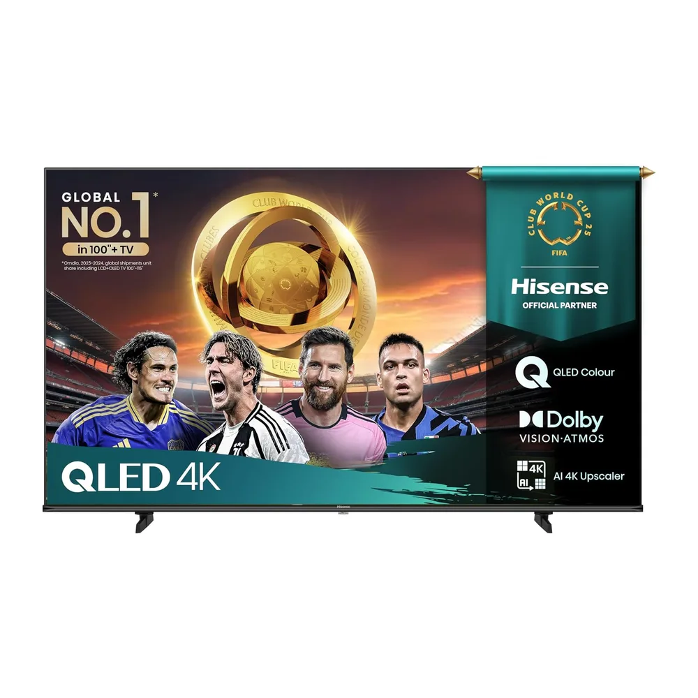 Hisense TV 55" QLED 4K 2025 55E78Q, Smart TV VIDAA U8, Dolby Vision, HDR 10+, Game Mode Plus, Dolby Atmos, — 4