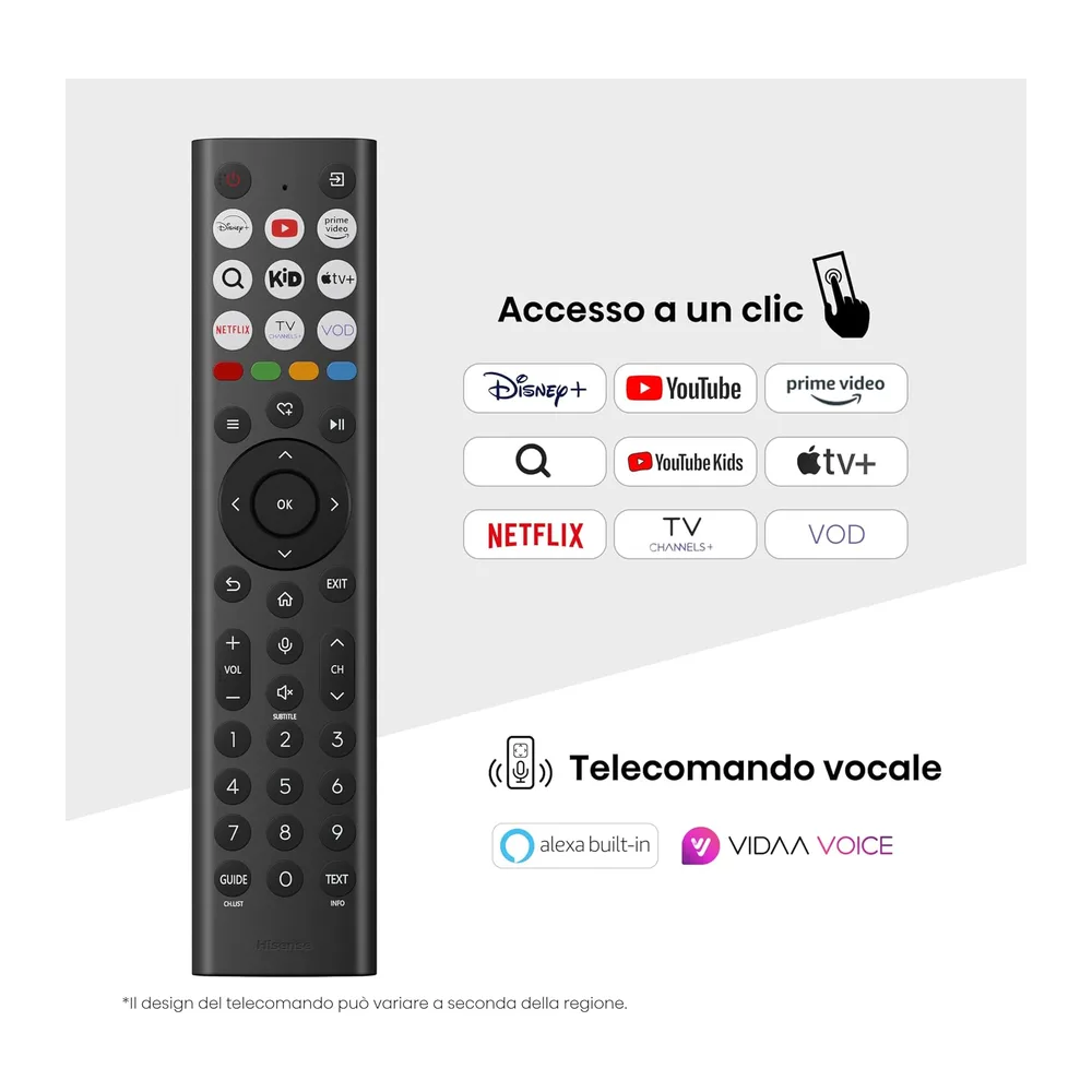 Hisense TV 55" QLED 4K 2025 55E78Q, Smart TV VIDAA U8, Dolby Vision, HDR 10+, Game Mode Plus, Dolby Atmos, — 6