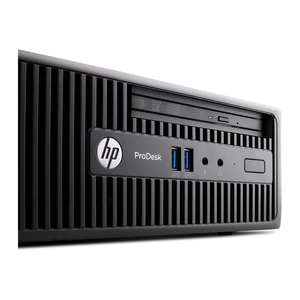 HP Prodesk, Pc Desktop SFF Pronto All'Uso, Computer Pc Fisso Intel i5-6500 3.20 GHz, Ram 8Gb, SSD 256Gb, VGA, — 3