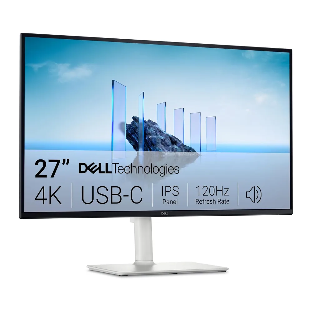 Dell 27 Plus USB-C Monitor - S2725QC, 4K UHD (3840x2160), 120Hz, IPS, 4ms