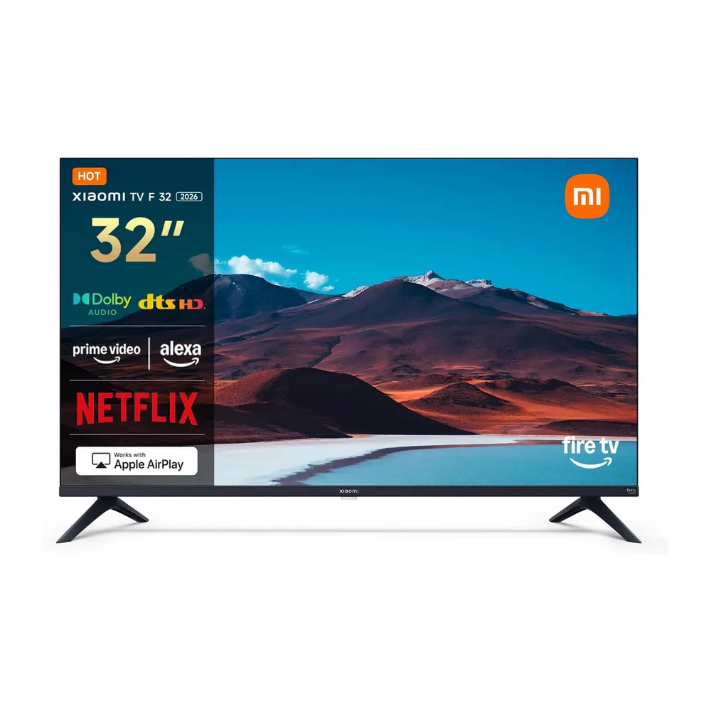 XIAOMI TV F 32, 32 pollici (81 cm), HD, Smart TV, Fire TV,Triple Tuner DVB-C/S/S2/T/T2, Dolby Audio, DTS