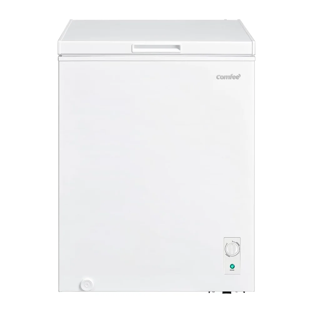 COMFEE' Congelatore a Pozzetto 143L Convertibile Congelatore/Frigorifero [Classe di efficienza energetica E]