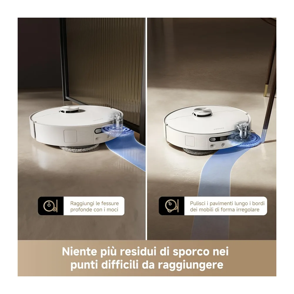 dreame L40 Ultra AE Robot Aspirapolvere, Lavaggio Panno 75°C — 4