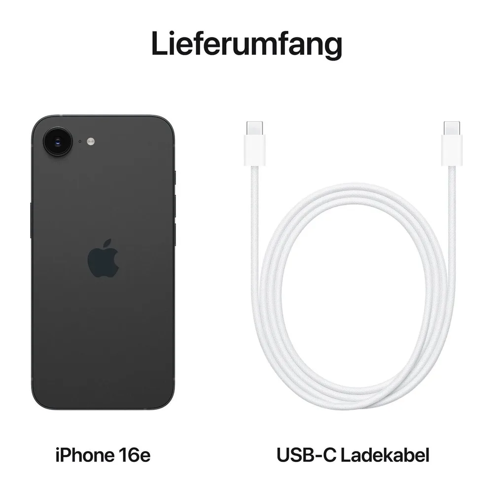Apple iPhone 16e, 128GB, Nero (Ricondizionato) — 6