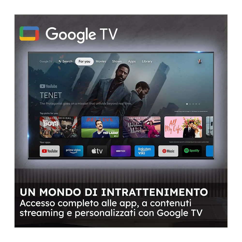 Haier LED 4K UHD H50K85FUX 50" Smart TV, Google TV, Dolby Audio, HDR 10, Google Assistant, Bluetooth 5.1, DBX — 6