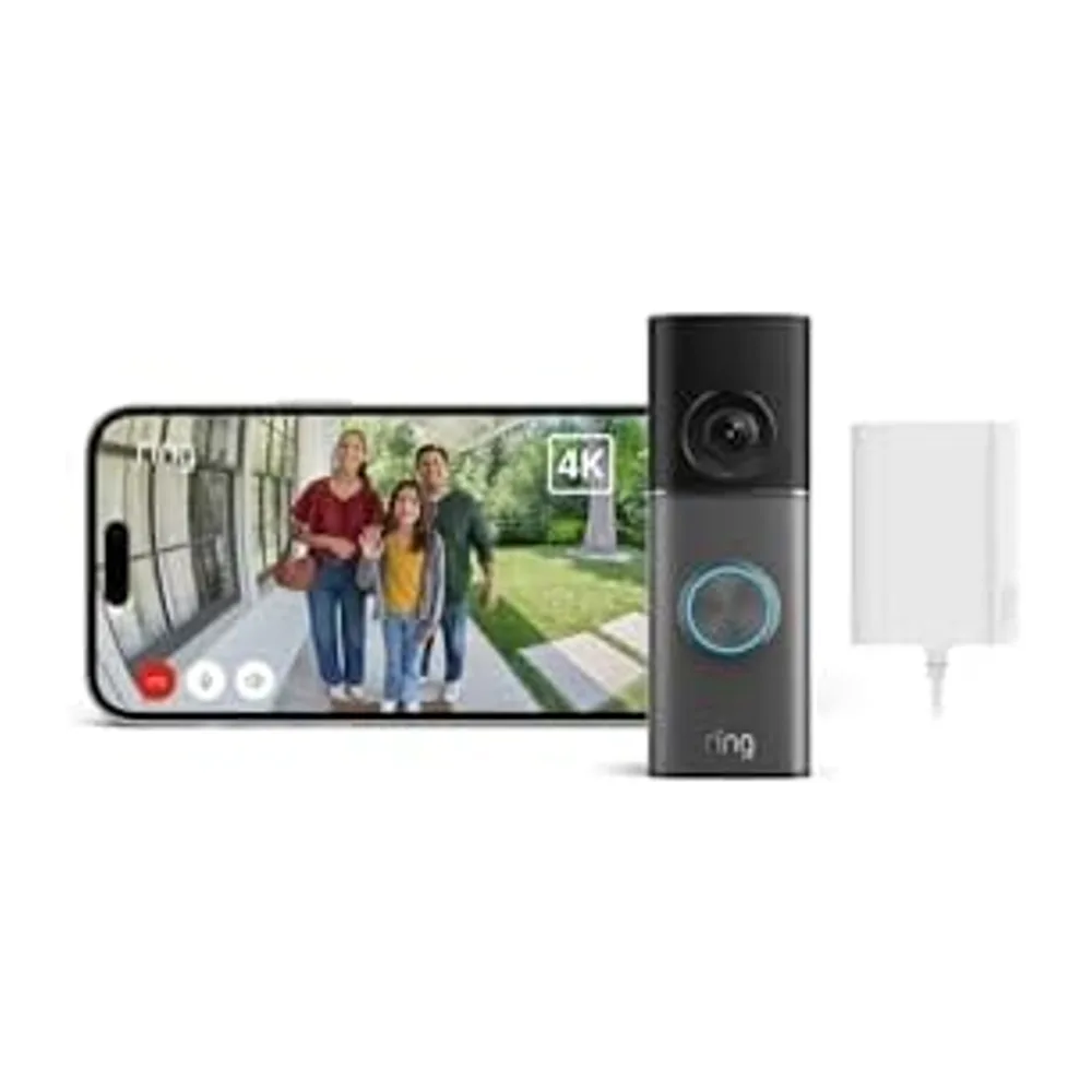 Ring Wired Video Doorbell 4K Pro, Videocitofono cablato (ultimo modello), con plug-in, Campanello con — 2