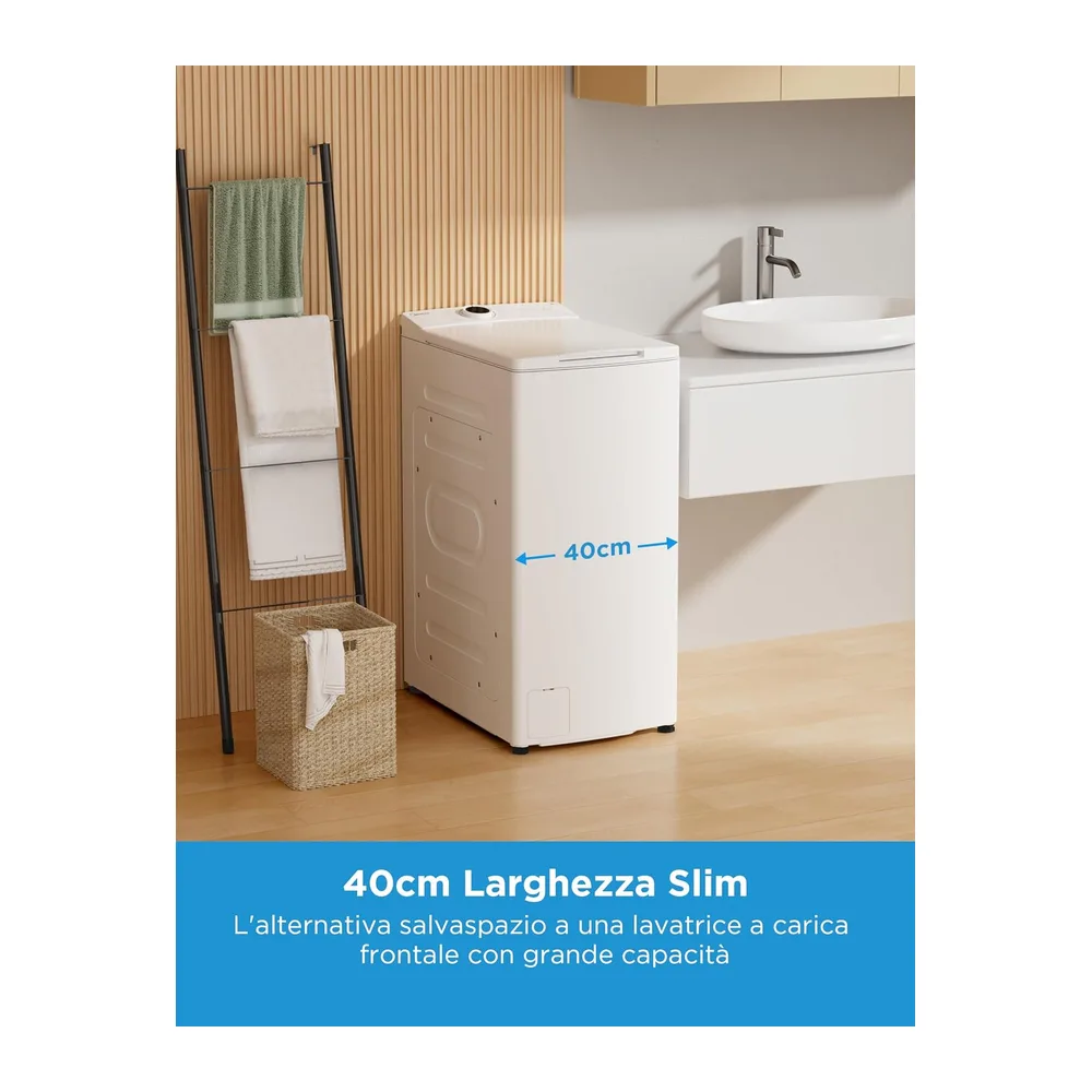 Midea Lavatrice a Carica dall'Alto 7 kg Classe A 1200 Giri Motore BLDC [Classe di efficienza energetica A] — 5