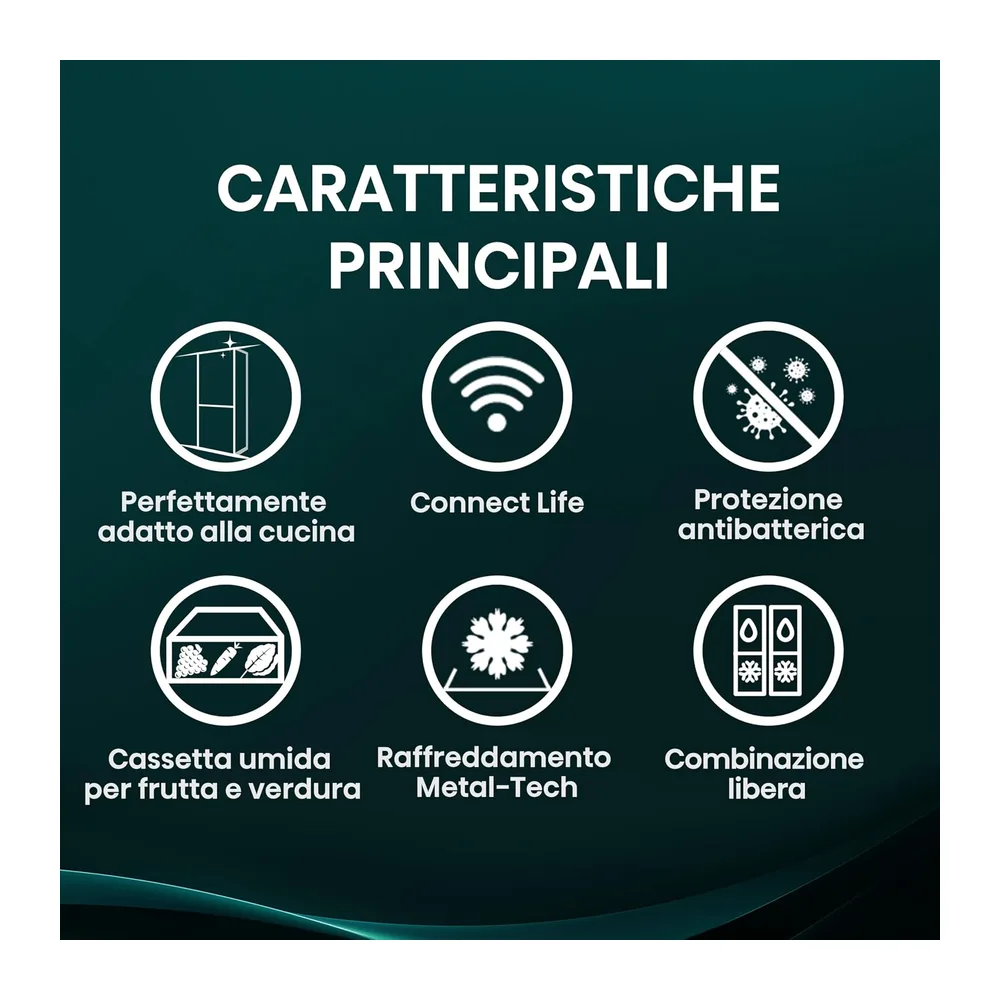 Hisense RB3K330SAIC - Frigorifero Combinato Total No Frost, Capacità di 330 Litri, Ridotta profondità, Deep — 4