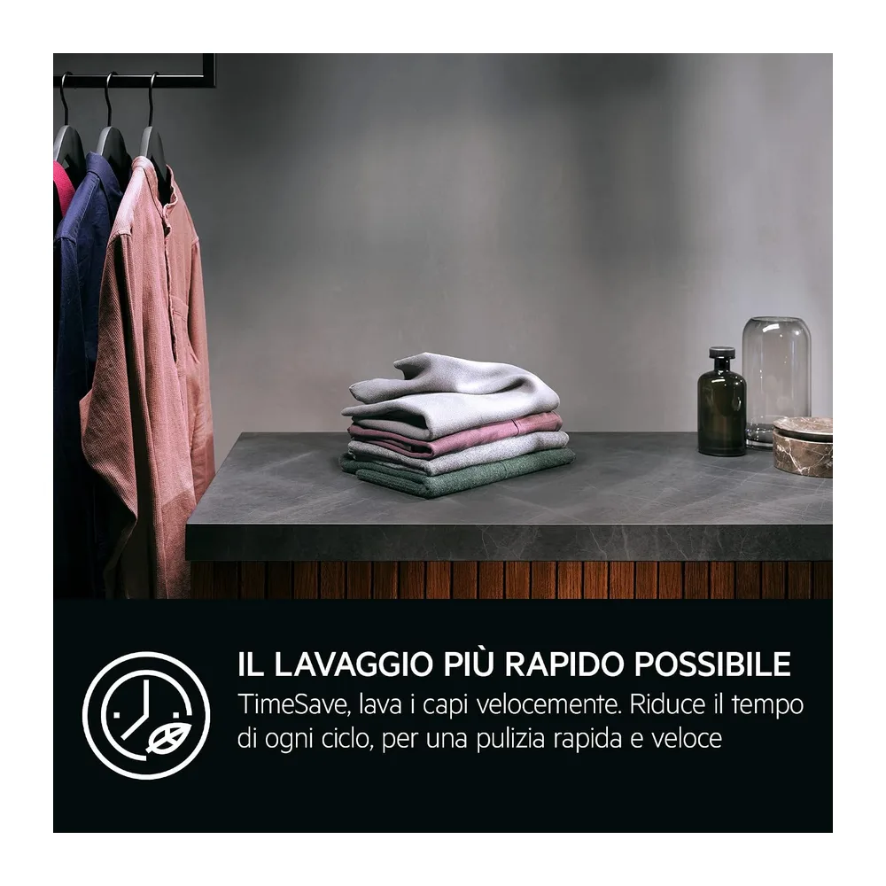 AEG LR6FG84 Lavatrice Carica Frontale 8 kg ProSense Serie 6000 [Classe di efficienza energetica A] — 2