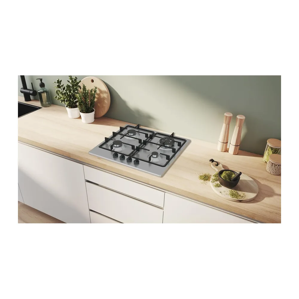 Bosch PGH6B5K60 Serie 4 Piano cottura a gas 60 cm 4 bruciatori Acciaio inox — 3