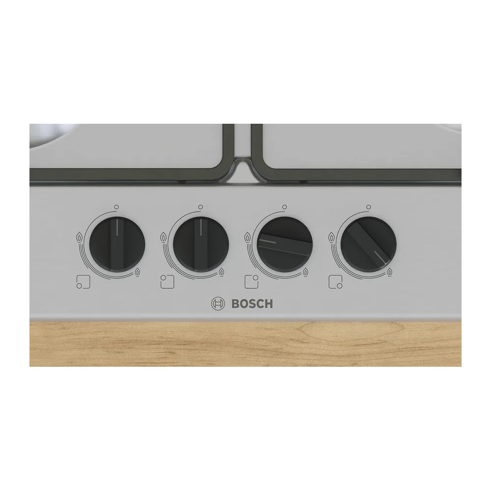 Bosch PGH6B5K60 Serie 4 Piano cottura a gas 60 cm 4 bruciatori Acciaio inox — 4