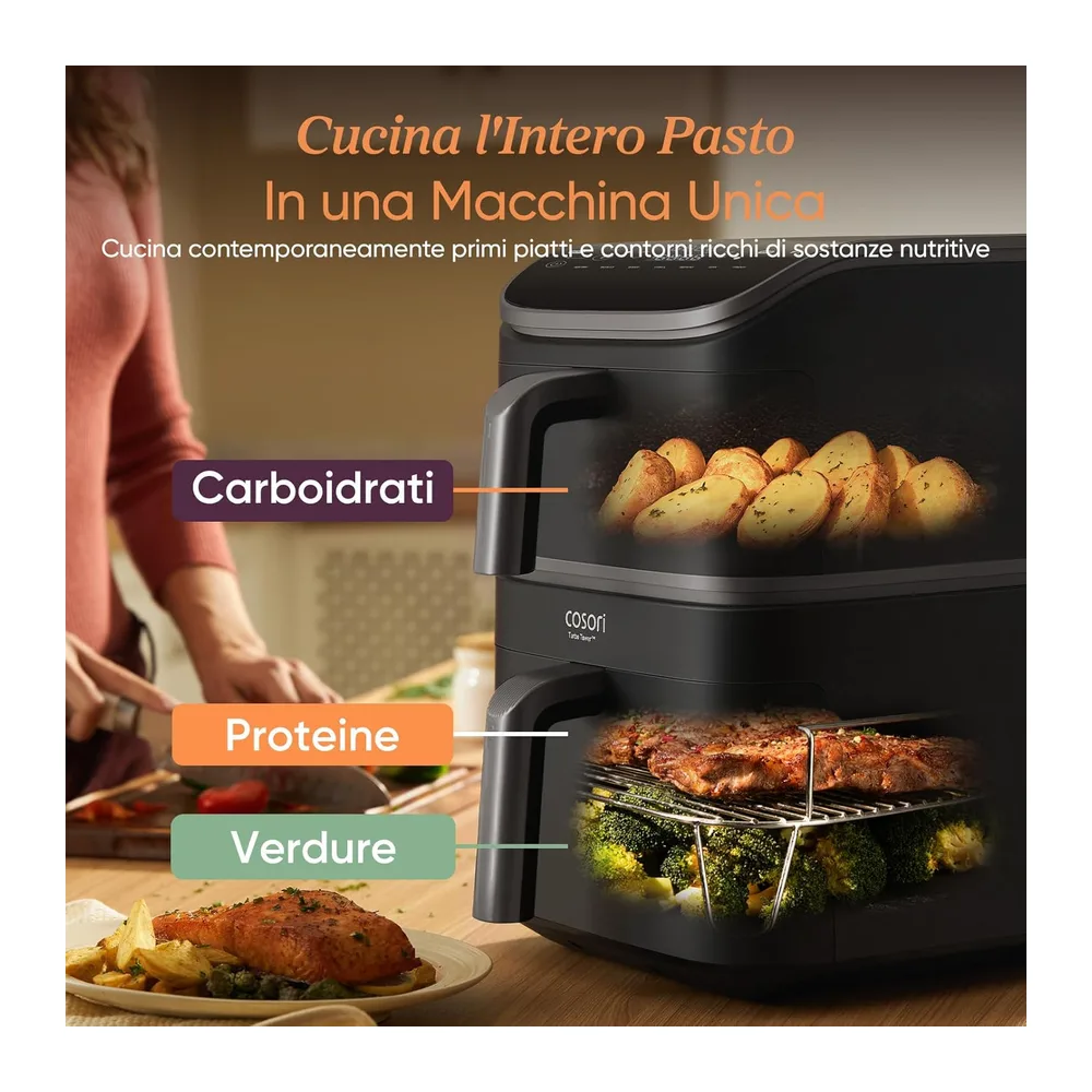 Cosori Turbo Tower Friggitrice ad Aria 10,8 Litri — 2