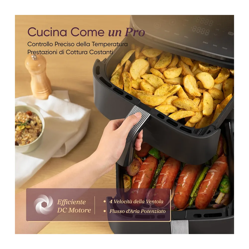 Cosori Turbo Tower Friggitrice ad Aria 10,8 Litri — 3