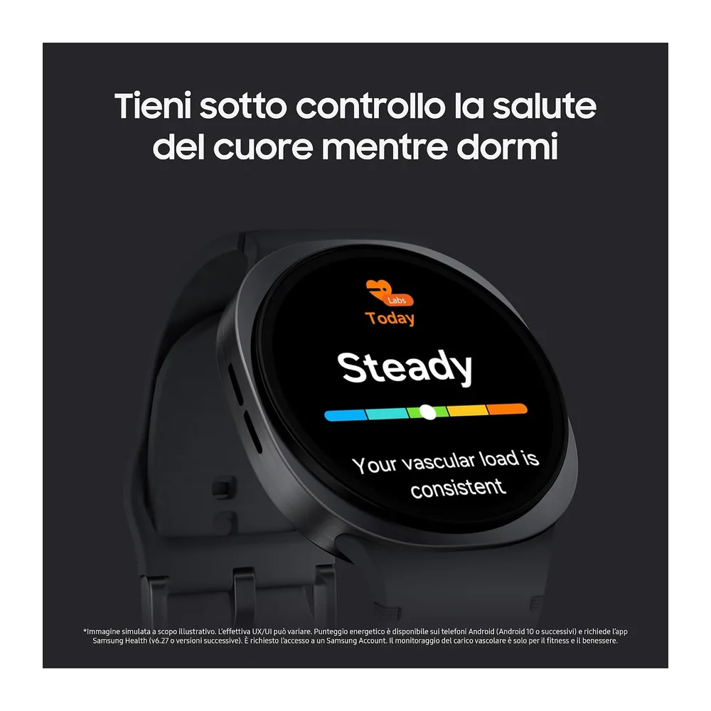 Samsung Galaxy Watch8 (Dark Gray, BT, 40mm), Galaxy AI [Versione Italiana] — 6