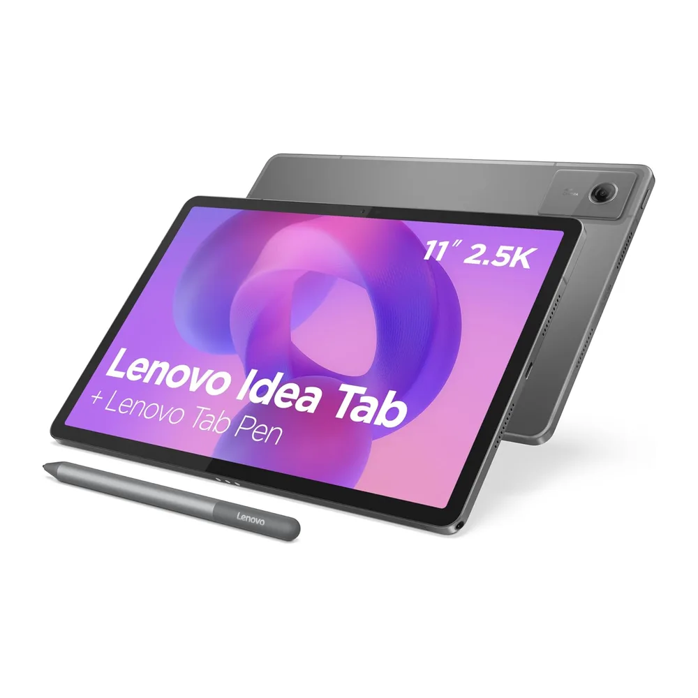 Lenovo Idea Tab - Tablet Touch con IA integrata 11'' 2.5K, 90Hz (MediaTek Dimensity 6300, 8Core, RAM 8GB, UFS