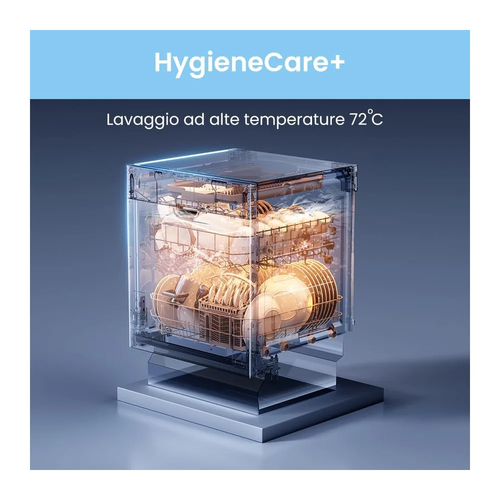 COMFEE Lavastoviglie da Incasso 60 cm 14 Coperti 8 Programmi WiFi Inox [Classe di efficienza energetica C] — 6