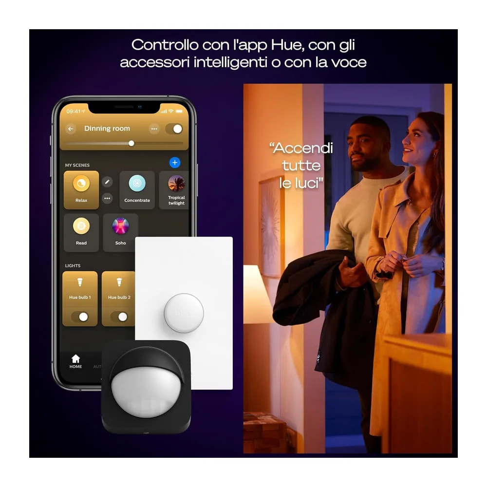 Philips Hue Aurelle, Pannello smart LED, 120x30 cm, Rettangolare, Bianco — 5