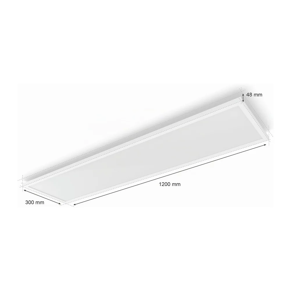 Philips Hue Aurelle, Pannello smart LED, 120x30 cm, Rettangolare, Bianco — 6