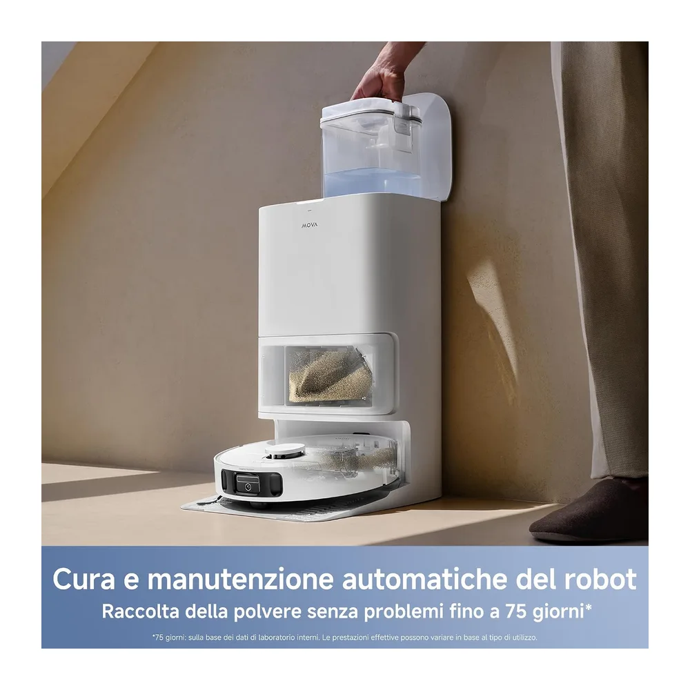 MOVA E40 Ultra Robot Aspirapolvere, Bianco — 5