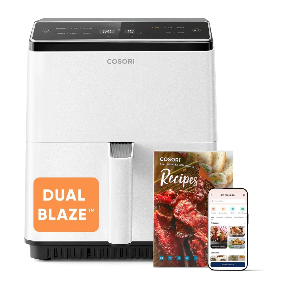Cosori Friggitrice ad Aria Dual Blaze 6,4 Litri
