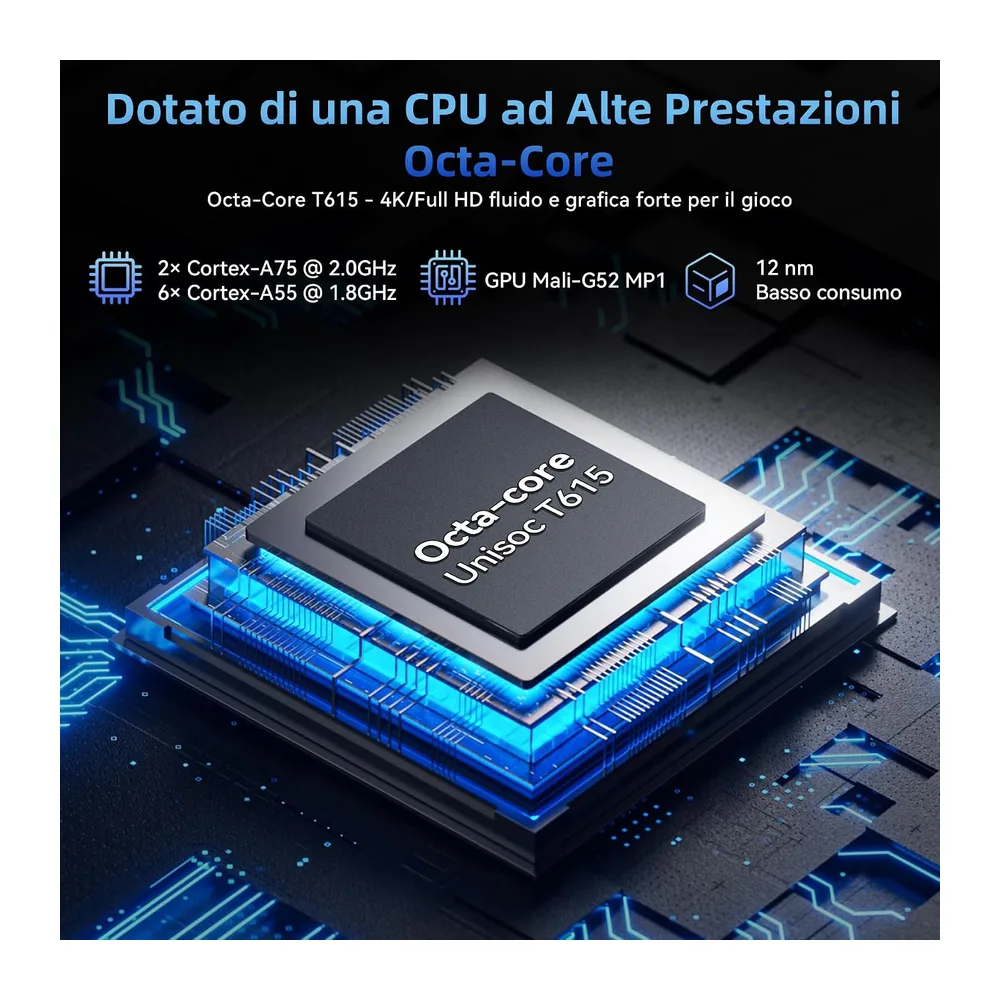 TABWEE Tablet 11 Pollici Tablet Android 16 — 6
