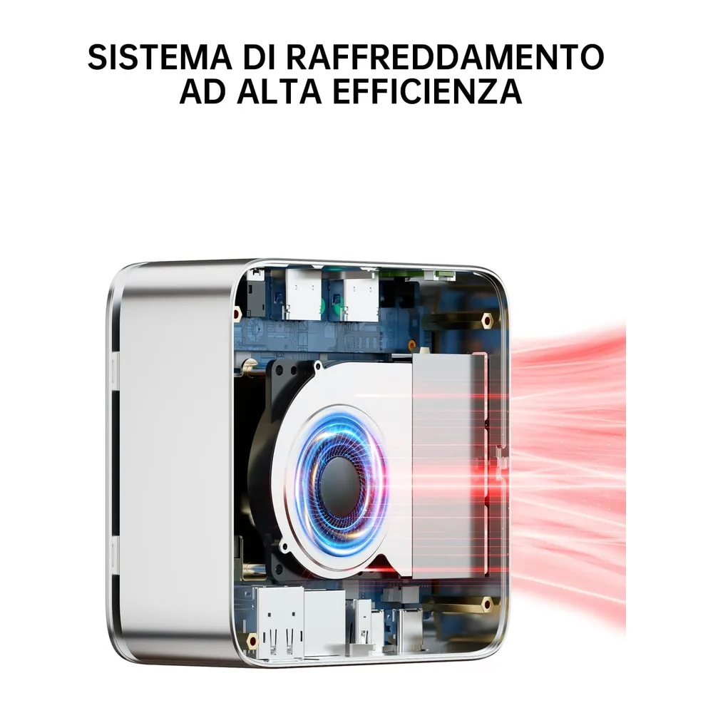 GMKtec Mini PC Ryzen 5 3500U (Superiore a 4300U/N150/N95) — 5