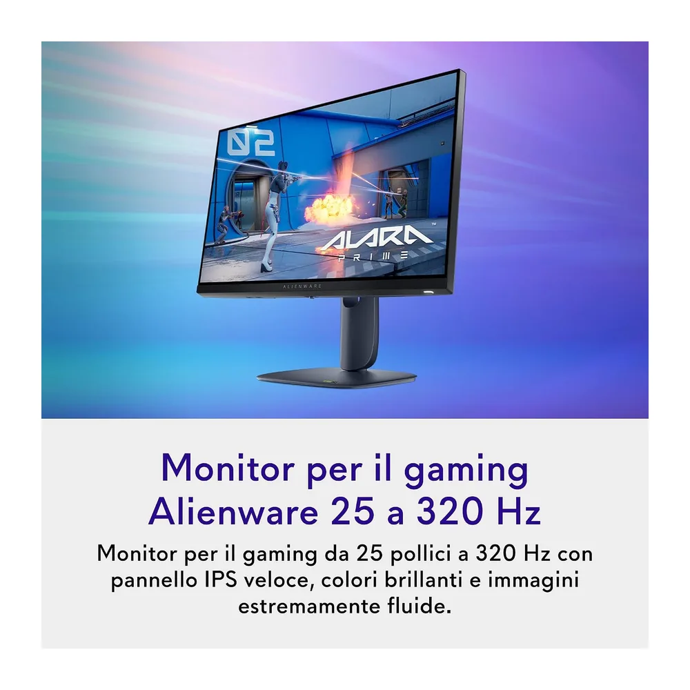 Alienware 25 Monitor Gaming - AW2525HM, FHD (1920x1080), 320Hz, Fast IPS — 2