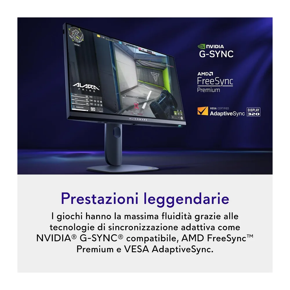 Alienware 25 Monitor Gaming - AW2525HM, FHD (1920x1080), 320Hz, Fast IPS — 3