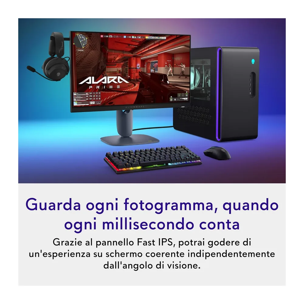 Alienware 25 Monitor Gaming - AW2525HM, FHD (1920x1080), 320Hz, Fast IPS — 4