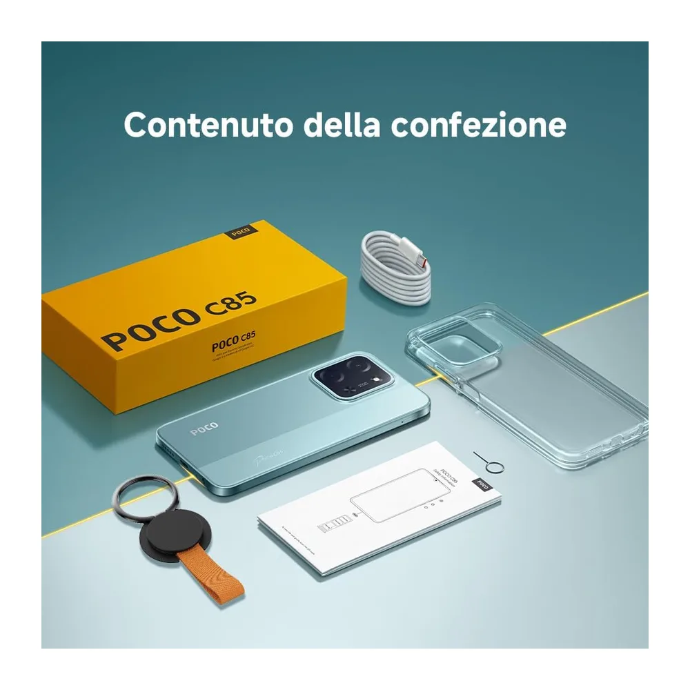 XIAOMI POCO C85, Smartphone 6+128GB, Verde, 6000mAh — 3