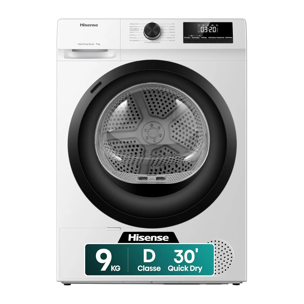 Hisense DHQE900UWDC Asciugatrice A Pompa Di Calore