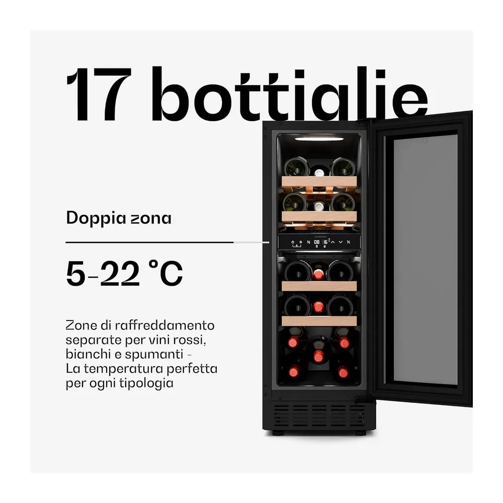 Klarstein Velaire Cantinetta per Vino Doppia Temperatura — 3